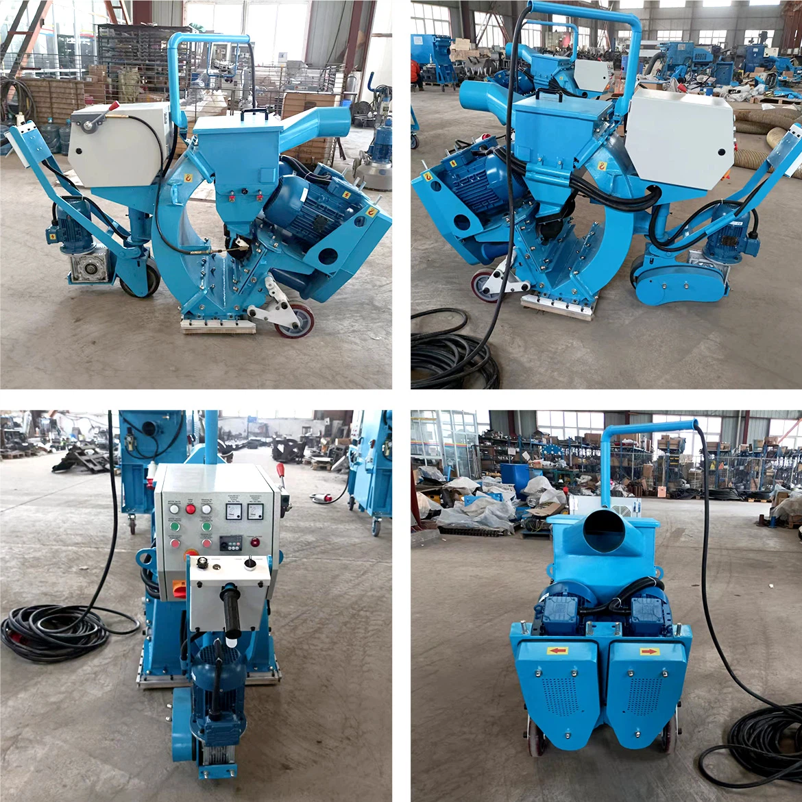 shot blaster with original vacuum cleaner from peter 1